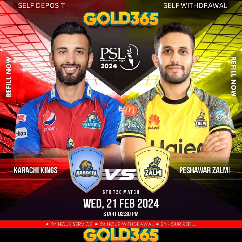 PSL 2024 : Karachi Kings vs Peshawar Zalmi, 6th Match poster