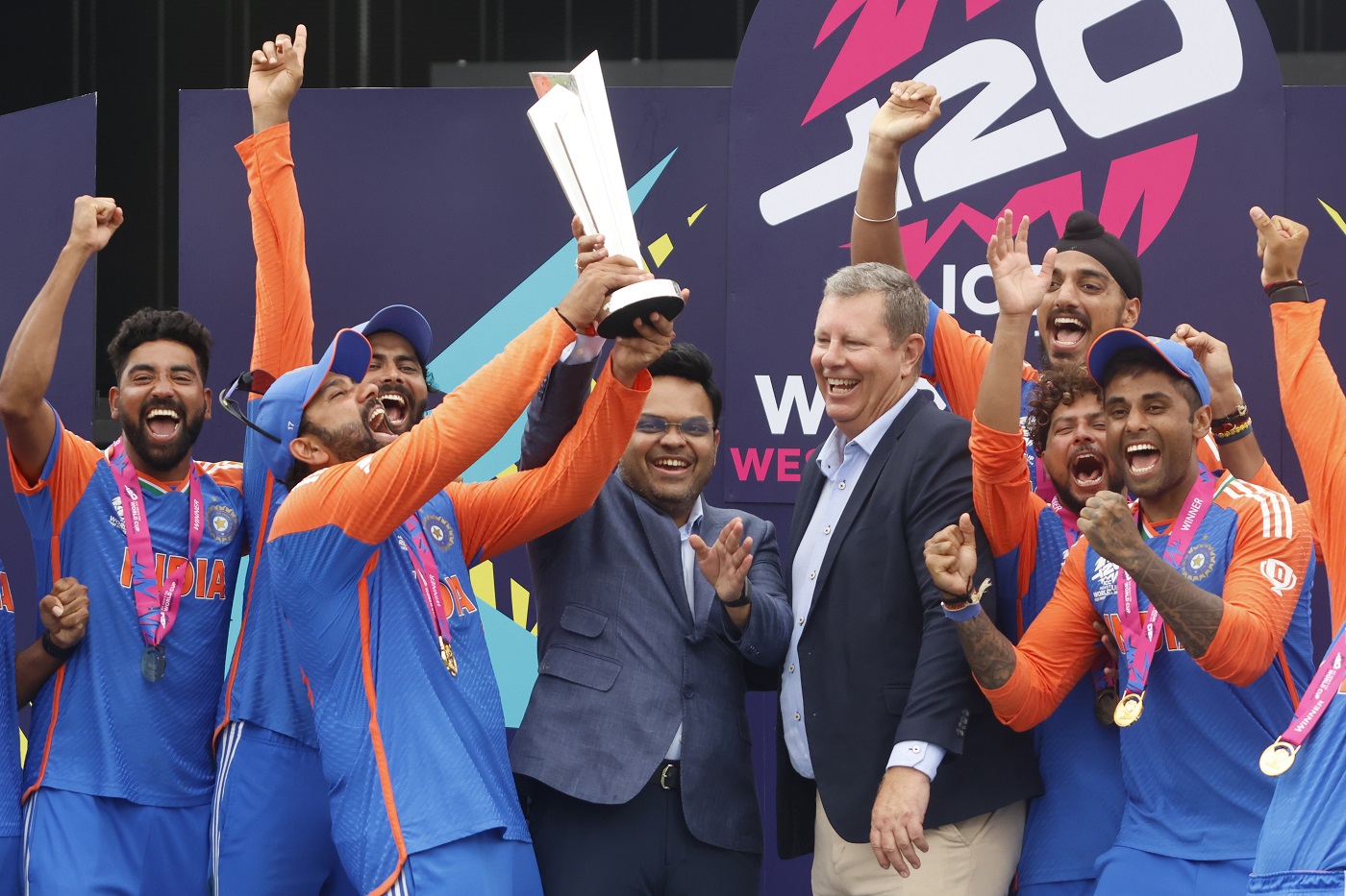 BCCI announces INR 125 crore award for T20 World Champions India