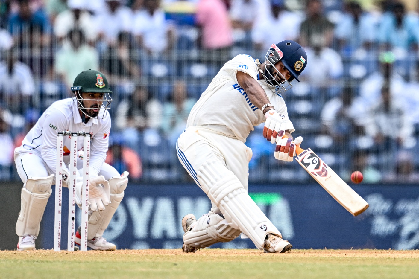 Pant re-enters Test batting rankings at No. 6 after Chennai century