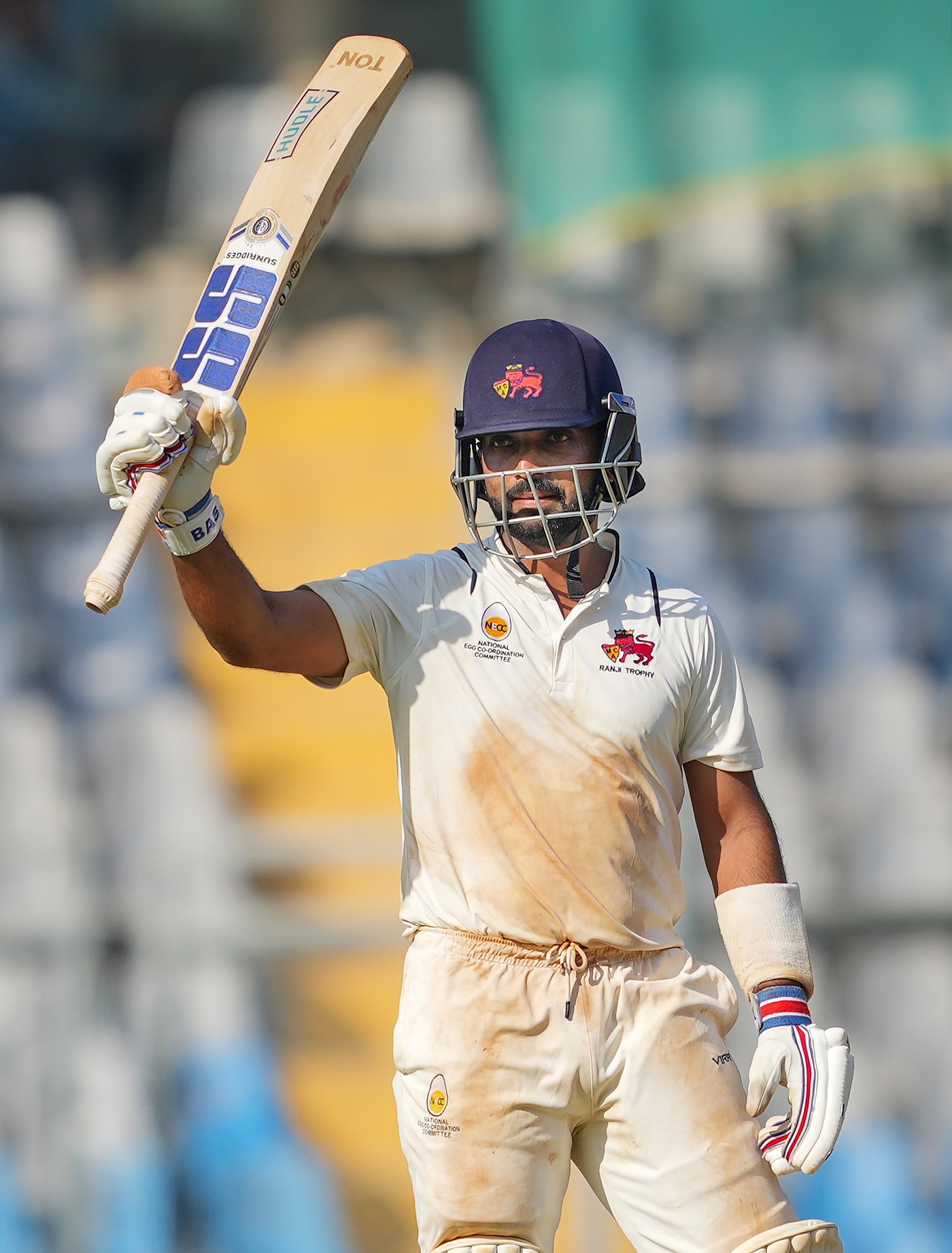 Rahane and Sarfaraz fifties drive Mumbai on opening day